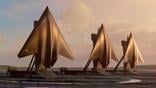 X-Bats on launching pad (artist's rendering)