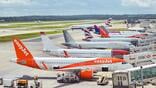 european airlines' jets on the ground