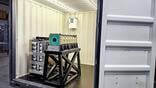 auriga hermes electromagnetic launcher prototype in shipping container