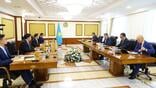 cag team (left) with kazakh prime minister 