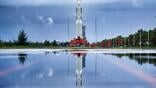 chang'e-7 lunar probe atop its carrier rocket