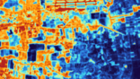 satellite thermal infrared map