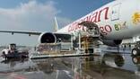 cargo being loaded onto Ethiopian Airlines jet