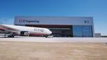 SF Airline jet at ST Engineering