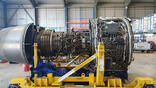 IAE V2500 engine in shop