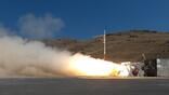 rocket motor test firing