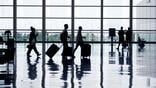 travelers in airport