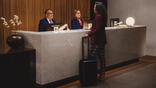 Front desk at DCA’s Admirals Club