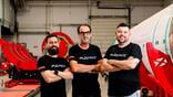 three pld space engineers
