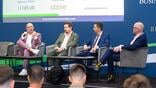 panelists at the air charter expo in biggin hill, london