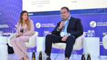 carolyn cossavella of l3harris technologies and fabrizio pirondini of xoople at world space business week