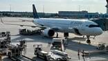 Air Astana jet in Almaty