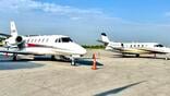 ATD XLS jets at Downtown Kansas City Airport