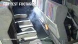 FAA test footage of battery fire
