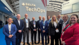 delta techops and aeroitalia representatives at mro europe