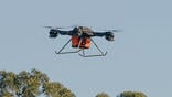 Parallel Flight Technologies’ Firefly is a hybrid heavy-lift drone in flight