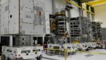 spacecraft module in clean room