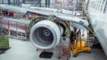 jet engine in facility