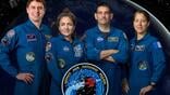 The four members of NASA’s SpaceX Crew-12 mission to the International Space Station 