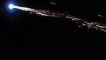 spacecraft burning up in atmosphere