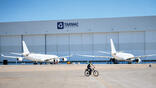 two aircraft at Tarmac Aerosave facility