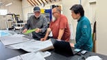 ATS staff viewing 350 FAA-approved parts
