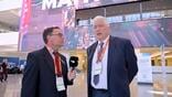 Aviation Week editors Michael Bruno and Bill Carey at NBAA