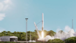 rocket launch in daytime