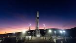 A SpaceX Falcon 9 launch vehicle positioned on the pad at Space Launch Complex 4E at Vandenberg SFB, California, ahead of an anticipated Oct. 5 launch supporting the Space Development Agency. Credit: SpaceX