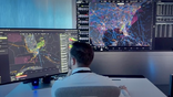 air traffic controller at work