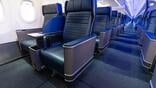 United Domestic First Class cabin