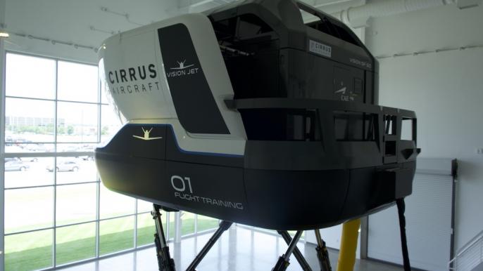 Cirrus Vision Jet simulator