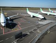 Transavia Airlines parked aircraft
