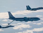 refueling squadron in midair
