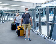 passengers with masks