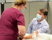 Delta Air Lines employee testing