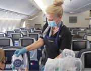 United Airlines flight attendant