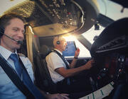 Gulfstream G150 pilots Dan Hoyberg-Nielsen and Steven Foltz