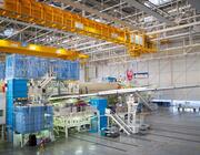 Initial A350-900 assembly in Toulouse France