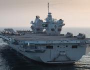 British Royal Navy Queen Elizabeth-class aircraft carrier