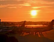 Southwest Airlines sunset