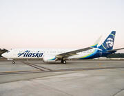 Alaska 737-9 on tarmac