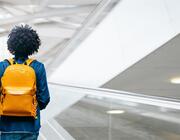 traveler with bag
