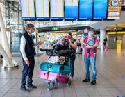 Schiphol Airport travelers