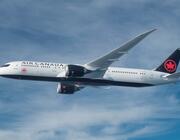Air Canada aircraft inflight
