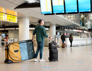 Schiphol Airport travelers
