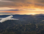 Delta Air Lines sunset