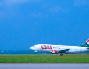 Azman Air takeoff