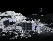 Astrobotic concept of VIPER departing Griffin lander