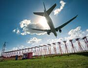 Heathrow Airport plane inflight